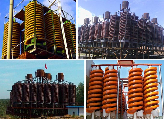 螺旋溜槽客戶現場