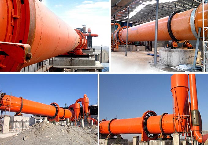 單筒冷卻機客戶現場