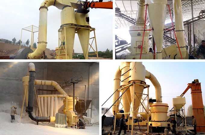 硅灰石超細磨客戶現場