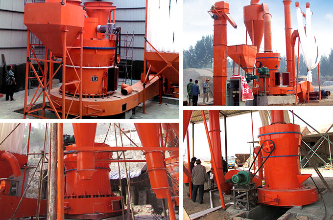 白堊磨粉機客戶現場