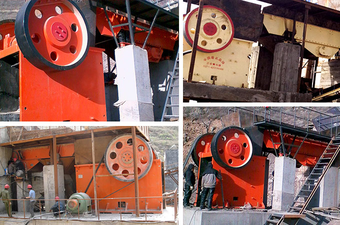 復擺顎式破碎機客戶現場