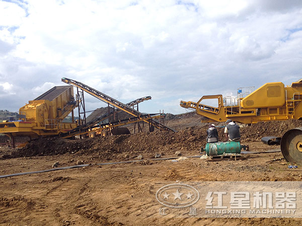 移動式破碎機讓建筑垃圾點石成金