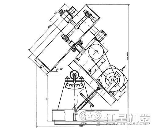 圓盤造粒機內部結構圖