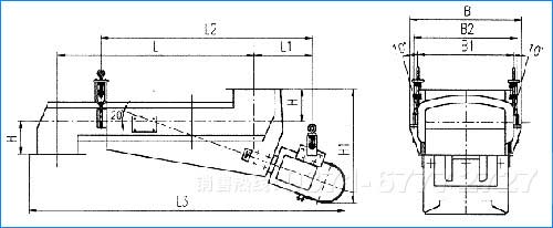 電磁振動(dòng)給料機(jī)結(jié)構(gòu)圖