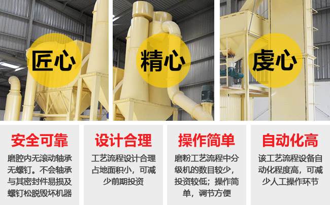 磨粉工藝流程性能優勢