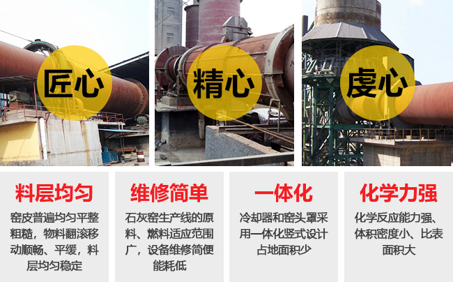 石灰回轉窯性能優勢