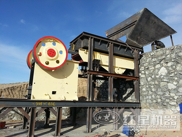 時產200噸青石顎式破碎機-轉型升級，掀起“環保礦山”新風尚