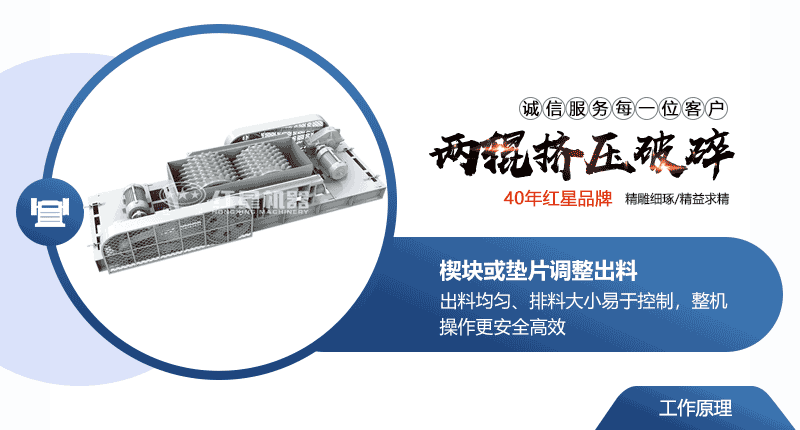 對輥式破碎機(jī)原理圖