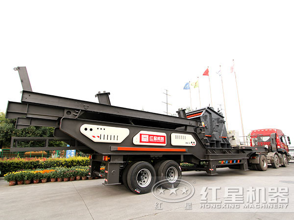 時產200噸瀝青塊移動破碎機型號與價格