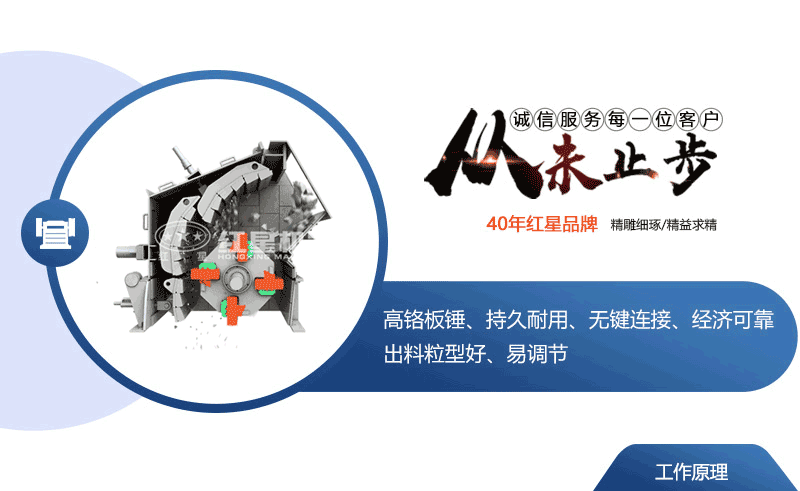 反擊式破碎機工作原理