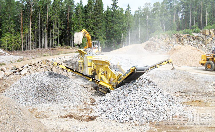 移動篩石機實現一體式流動篩分作業，高標準作業，玩轉礦山采石場