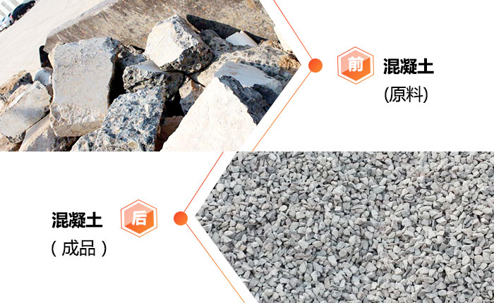 移動反擊式破碎站破碎混凝土效果怎么樣，買一臺大概多少錢