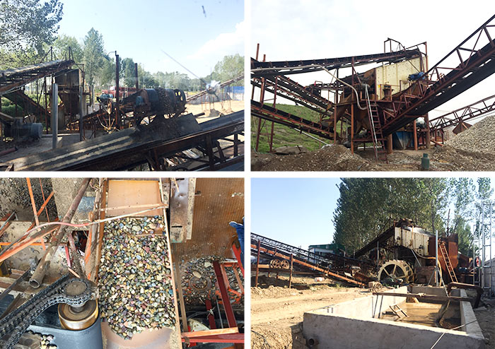 河卵石制砂現場視頻-賺錢不賺錢，一看就知道