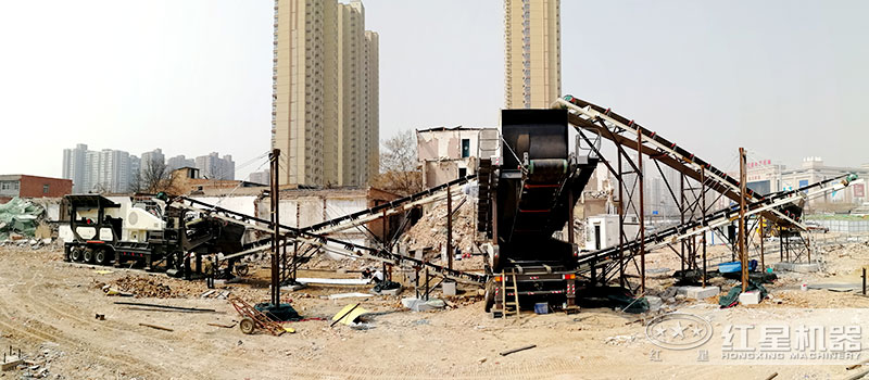 車載建筑垃圾粉碎機-建筑廢棄物資源化利用的另一個“加速器”