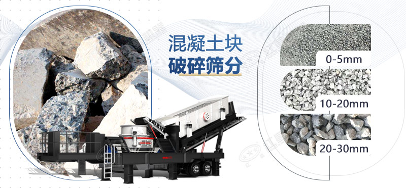 混凝土破碎后可以當砂石用嗎？混凝土破碎機器推薦