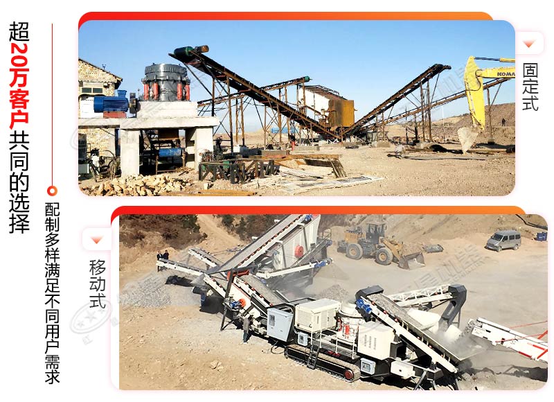 石子生產線分類