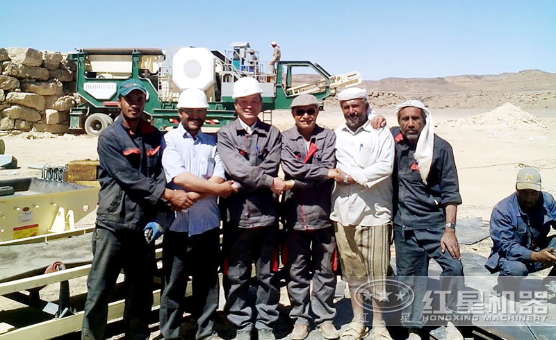 紅星移動式石子破碎機廠家售后