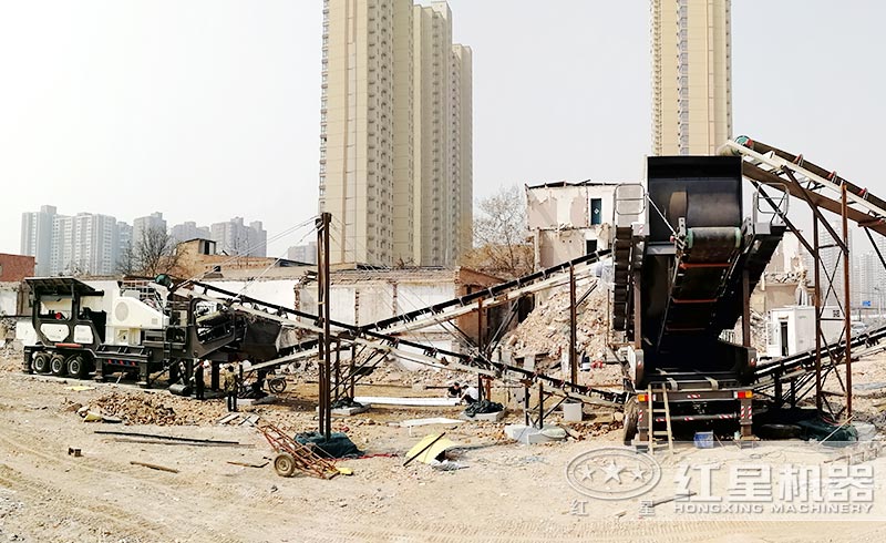 移動靈活破碎機|移動式石子粉碎機