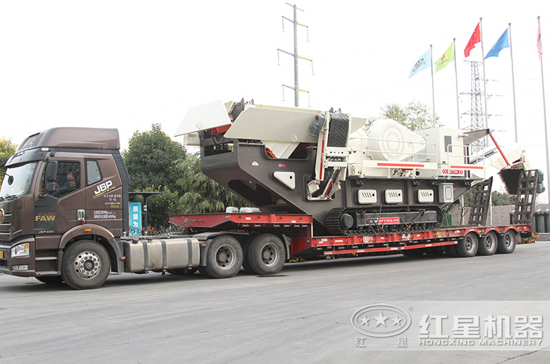 渣土、水泥塊、混凝土破碎采用一體式移動式破碎機經(jīng)濟方便