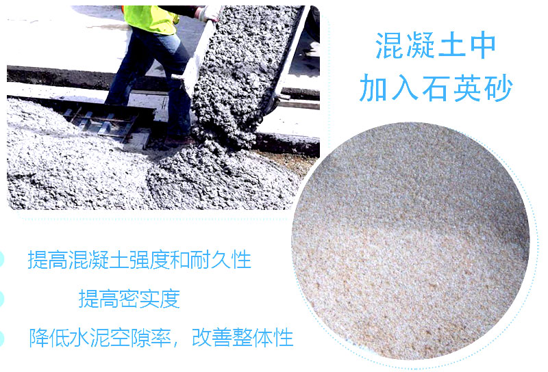 混凝土中石英砂能否代替沙子？石英砂生產線設備價格？