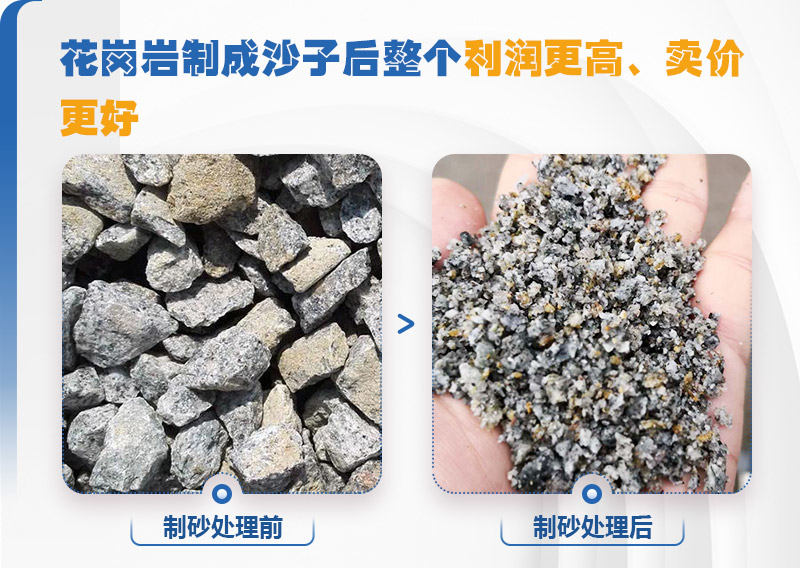 花崗巖制砂質量怎么樣？用什么設備好？