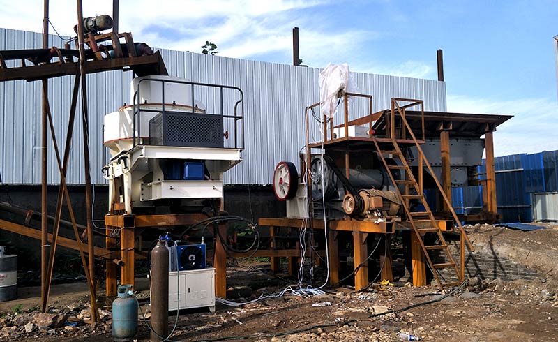 安微滁州時產200噸玄武巖制砂生產線