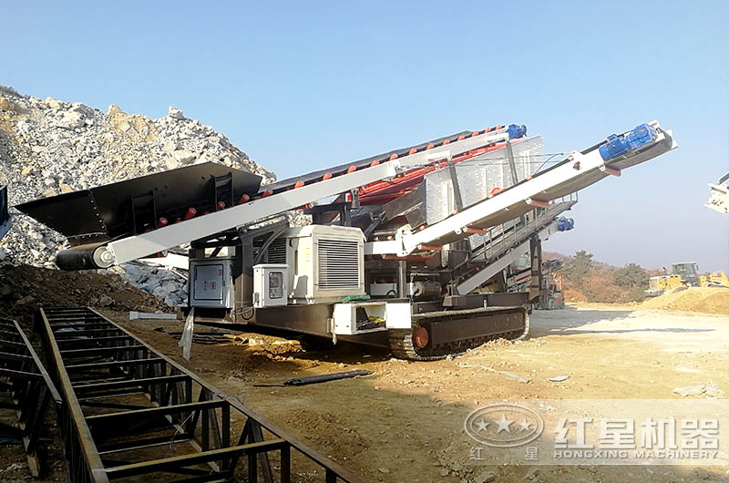 小型移動石料破碎機多少錢一臺？（含工作圖片及視頻）