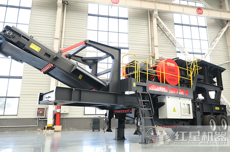 輪胎式移動破碎機圖片