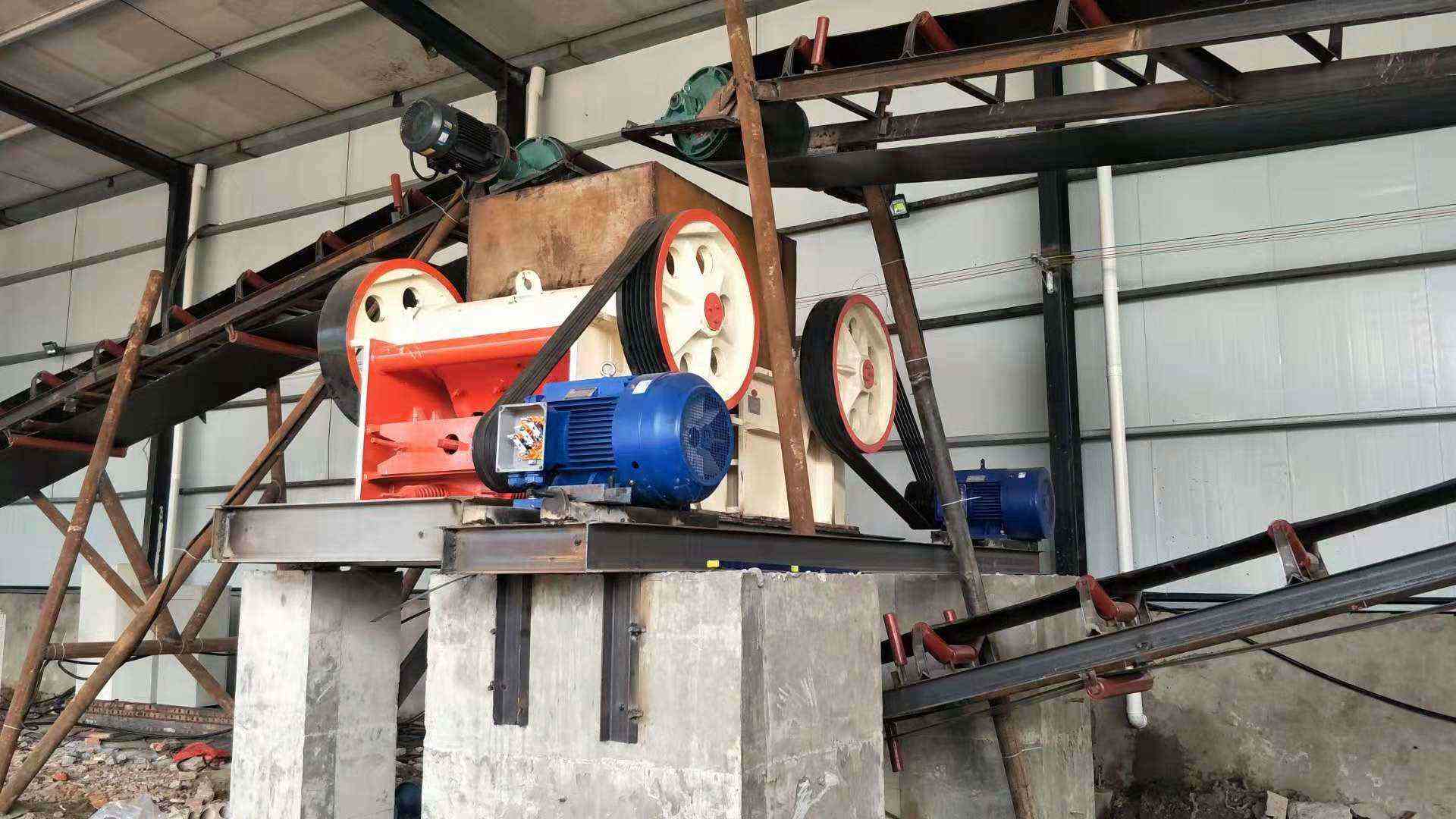 焦作石灰石破碎制砂生產線